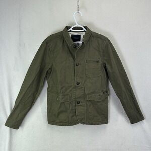 Scotch And Soda Amsterdams Blauw Green Utility Field Jacket Men's Small M-65